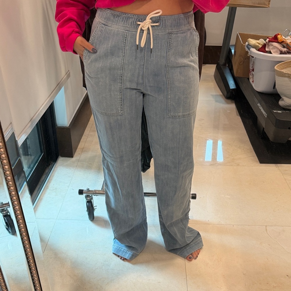 James Perse Light Blue Straight Leg Jeans